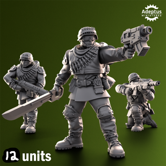 Shellcord Troopers. Imperial Guard