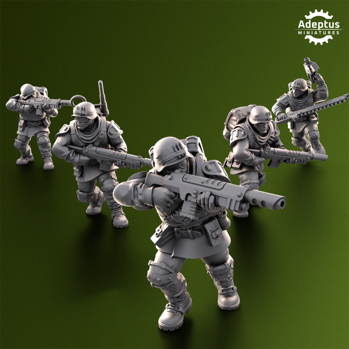 Shellcord Troopers. Imperial Guard