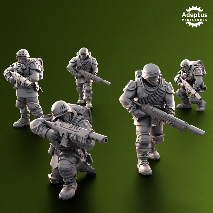 Shellcord Troopers. Imperial Guard