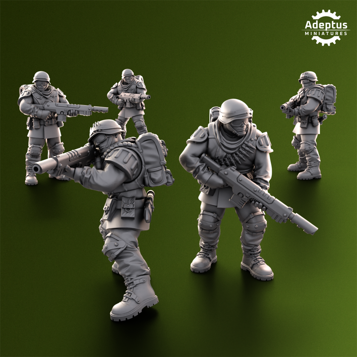 Shellcord Troopers. Imperial Guard