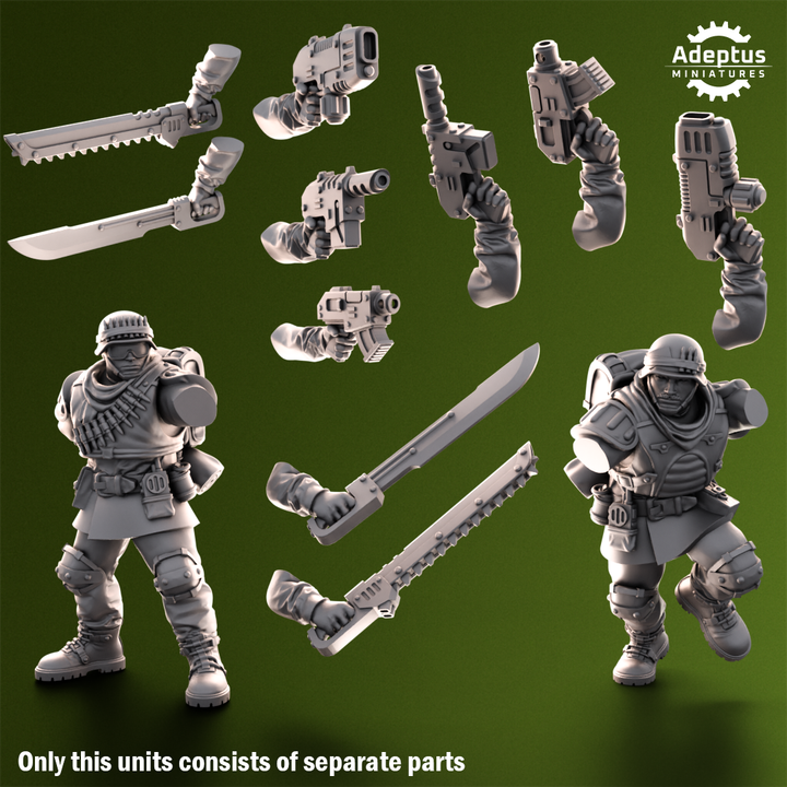 Shellcord Troopers. Imperial Guard